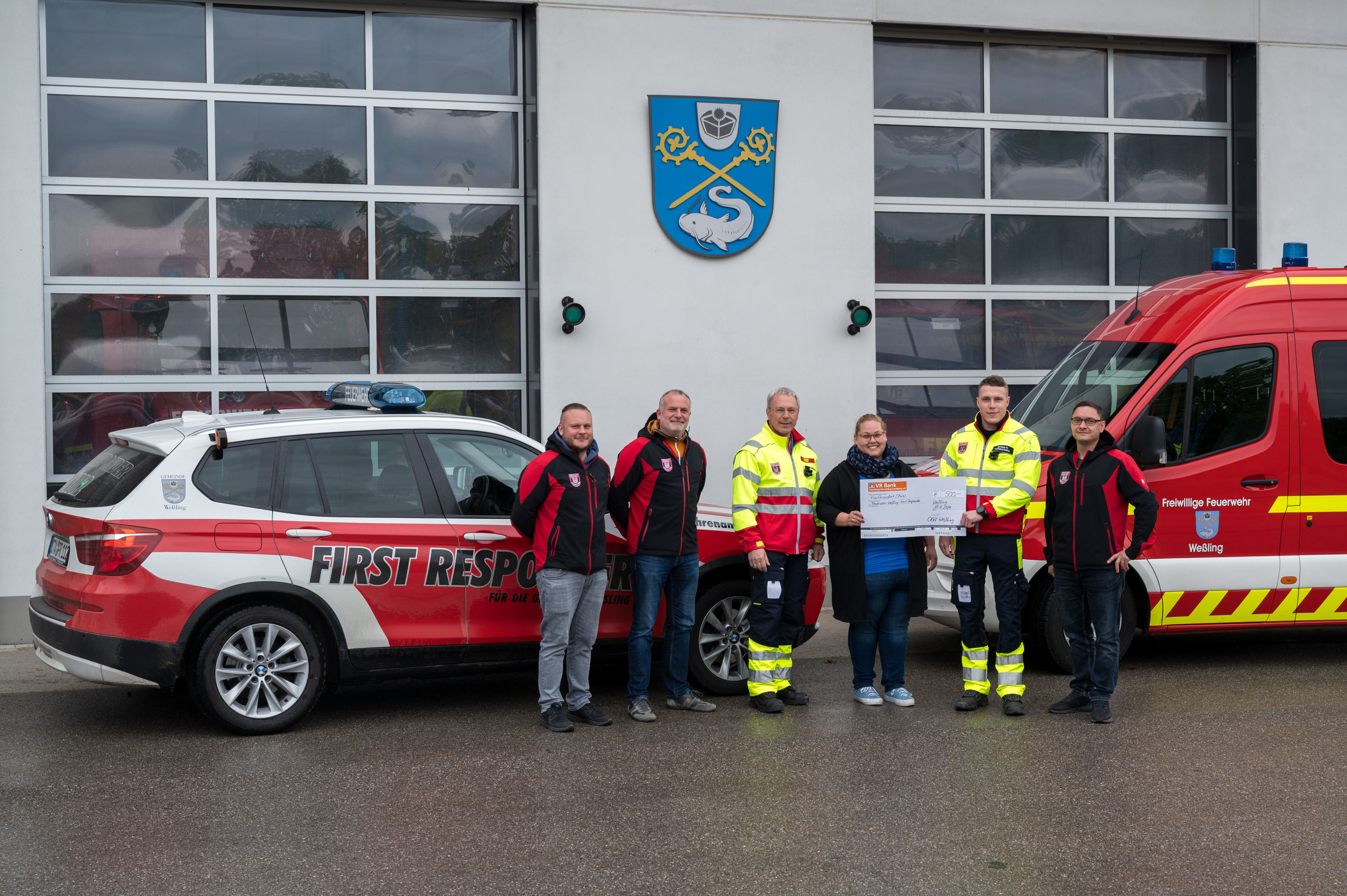 Spende des Obst- und Gartenbauverein Weßling für den First Responder